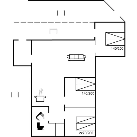 Elske - 1-1km From The Sea By Interhome Дом отдыха Блаванн